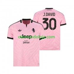 Camisola Juventus Jonathan David 30 Homem Equipamento Segundo 2026-2027 Manga Curta